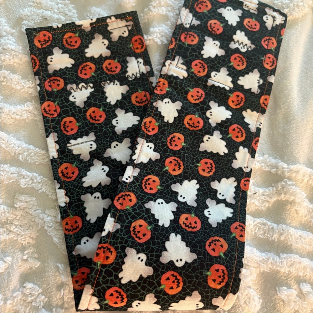 Halloween Ghost and Pumpkin Belly Band for Small Dogs NWOT